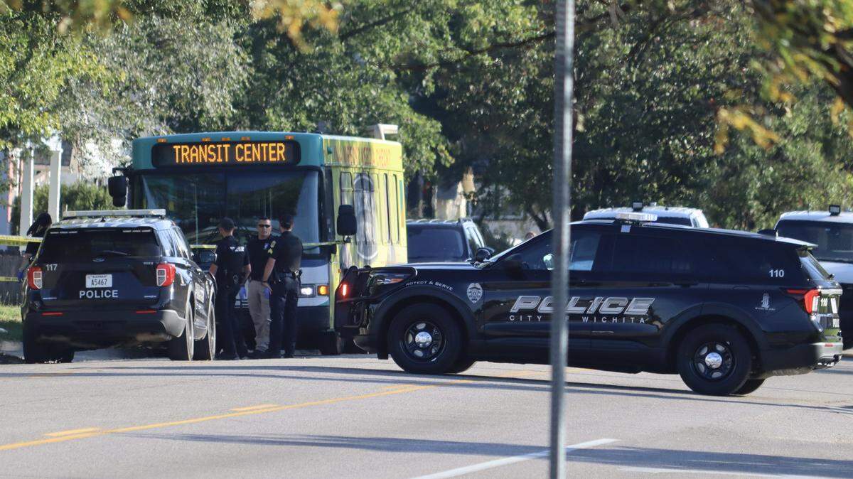 Wichita police responded to a fatal shooting on a city bus near Meridian and Douglas on Thursday afternoon. A 54-year-old man died.