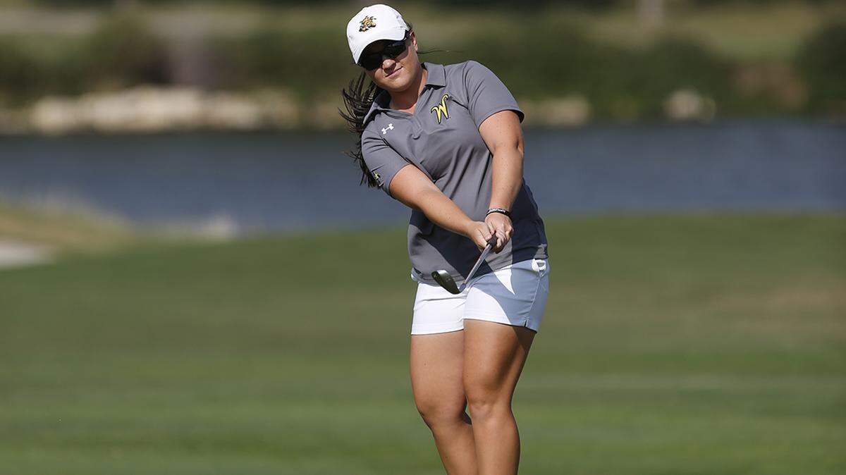 Laine Evans, a Maize South graduate, is the top golfer this season for the Wichita State women’s golf team. Evans finished sixth overall at WSU’s season-opening tournament on Monday.
