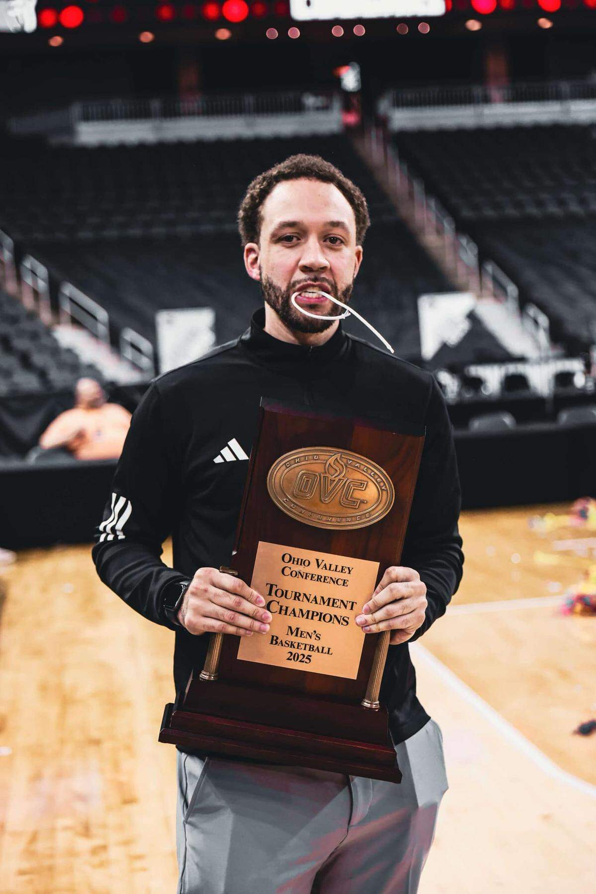 Wichita native Jay Bradley was an assistant coach on the SIU Edwardsville men’s basketball team that won the Ohio Valley Conference championship this season.