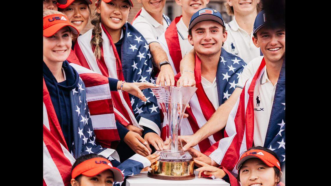 Andover golfer Lunden Esterline leads Team USA to Junior Ryder Cup glory