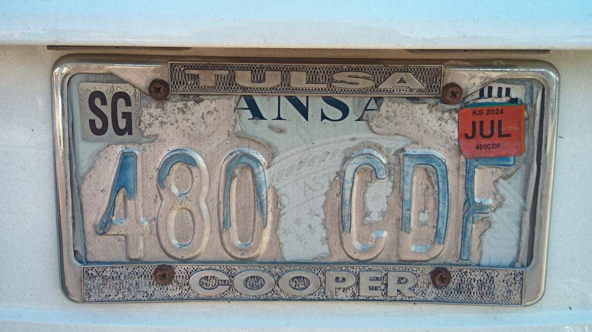 I’m going to miss this license plate. It’s a classic.