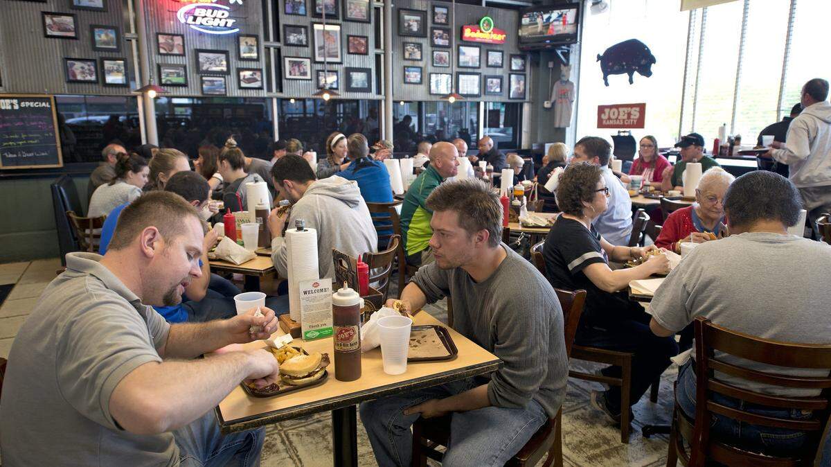 Joe's Kansas City Bar-B-Que is Kansas residents' favorite restaurant, according to a survey by the Kansas Restaurant & Hospitality Association.