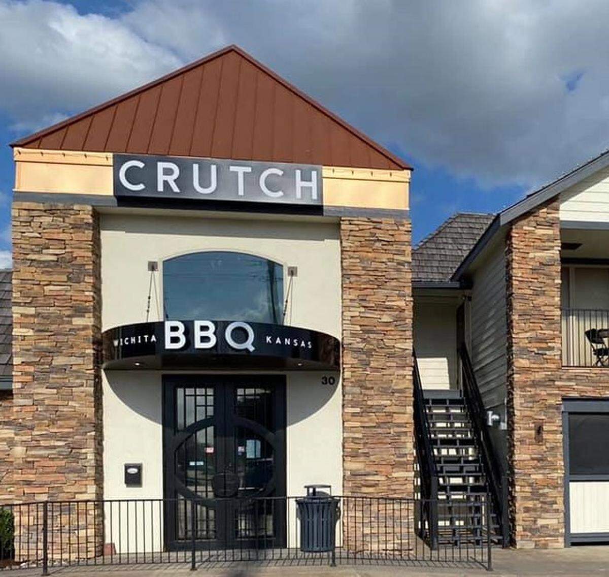Crutch BBQ opened on North Rock Road over the summer.