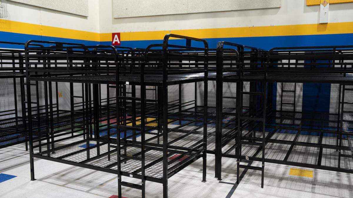 An emergency winter shelter opened last month at the former Park Elementary School.