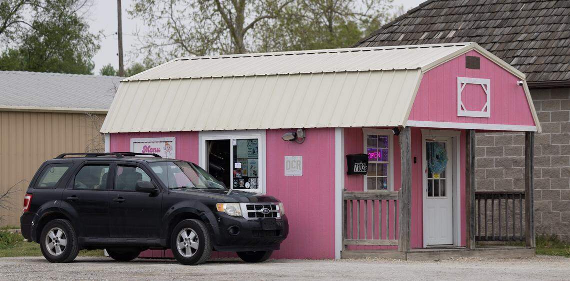 The Barista Blenz drive-through coffee shop in Haysville is located near Broadway and Grand Avenue