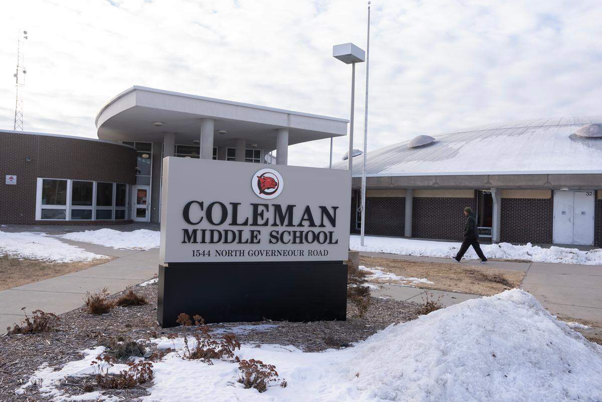 Coleman Middle School at 1544 N. Governeour