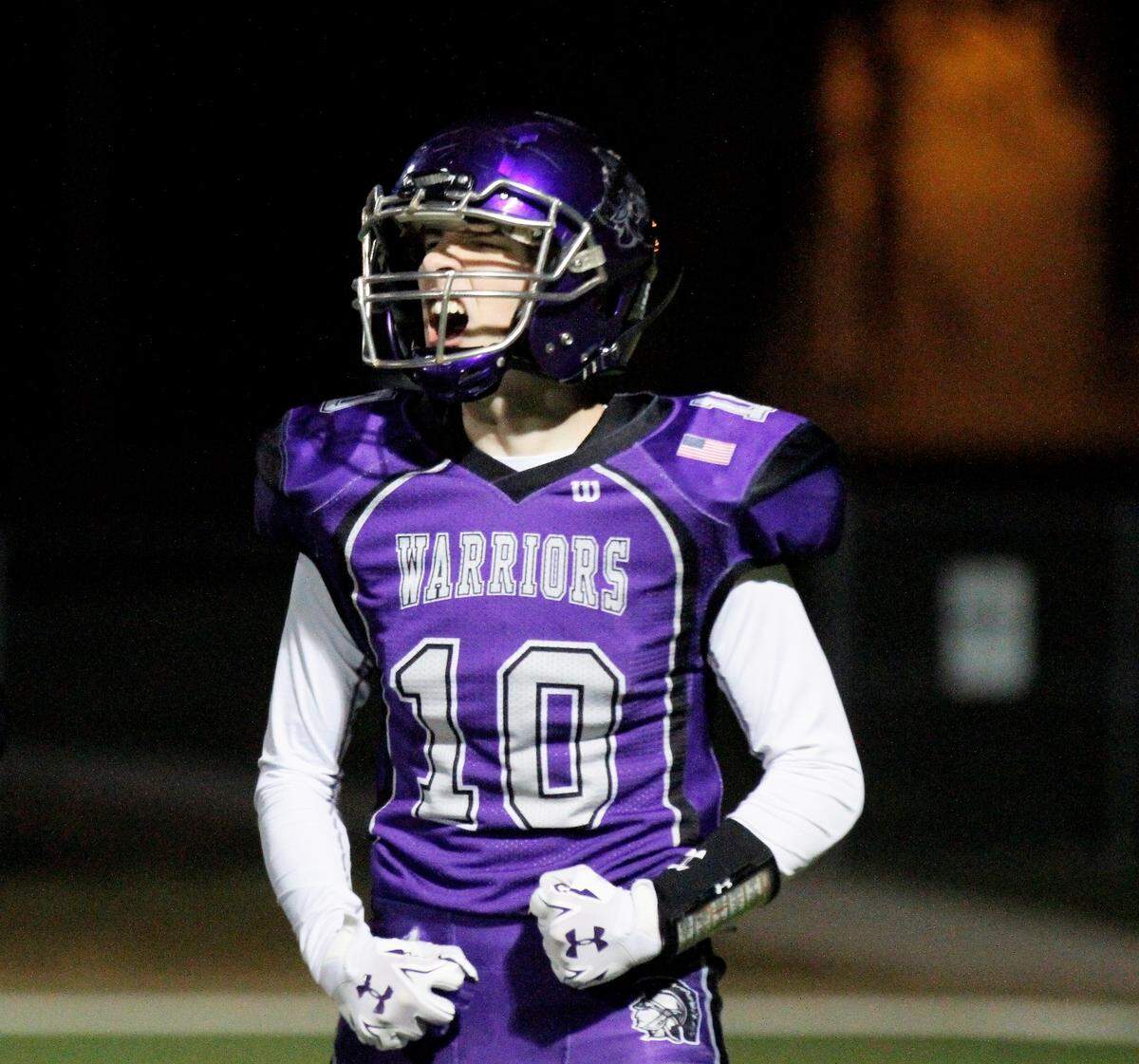 Marshall Masterson has been the Warriors’ top offensive threat this season as the team’s second-leading rusher and top receiver.