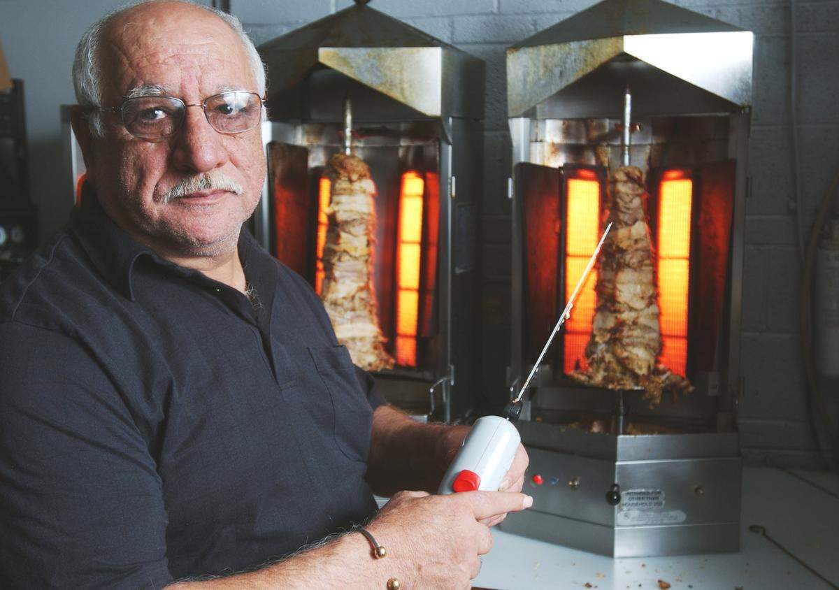 John Srour, pictured in 2004, founded N&J Bakery in 1991. He died in 2011.