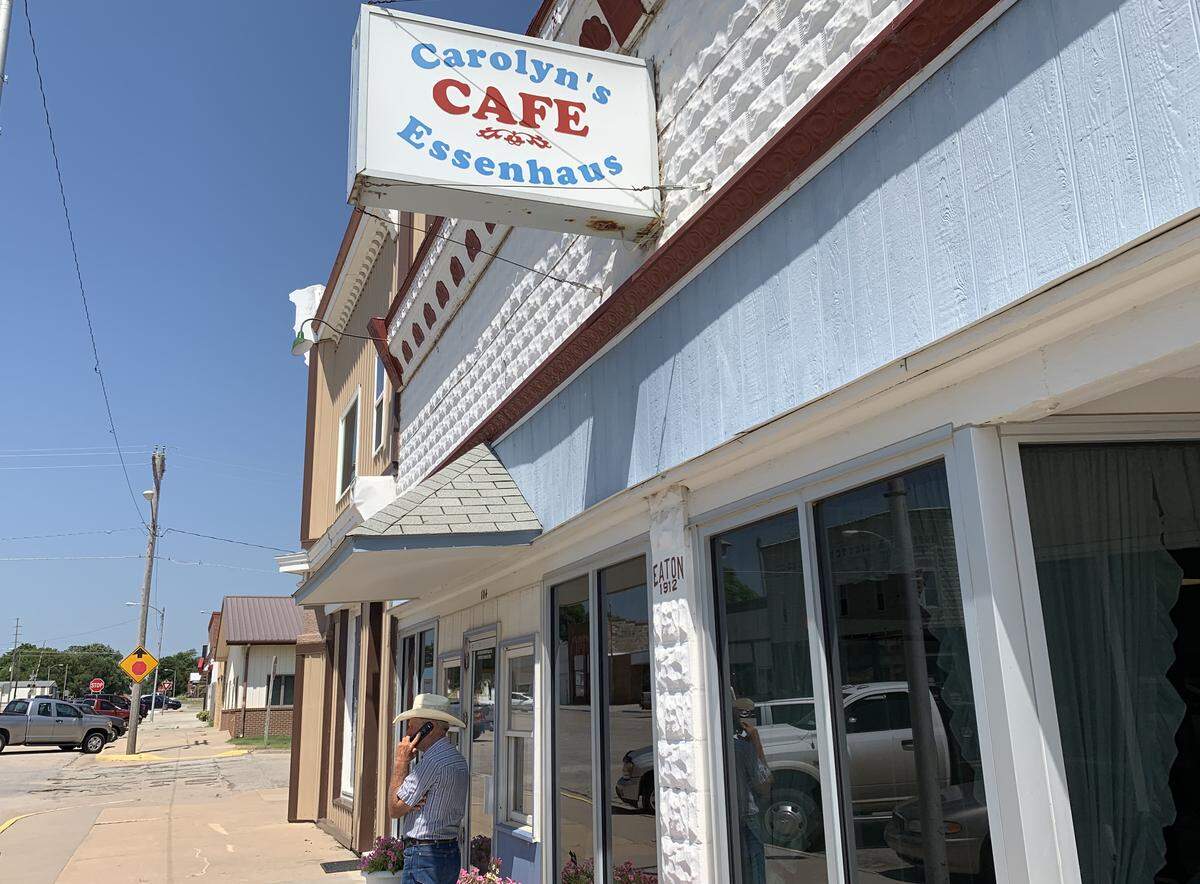 Carolyn’s Essenhaus in tiny Arlington, Kansas, specializes in made-from-scratch home cooking and offers German goodies, too