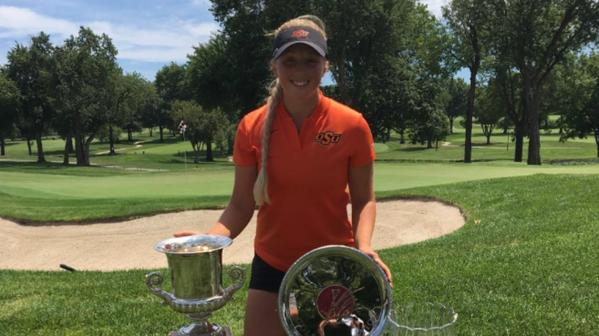 Emma Whitaker, Kapaun graduate and Oklahoma State golfer, won the Prairie Invitational at Indian Hills Country Club on Wednesday. It is considered the Kansas amateur championship.