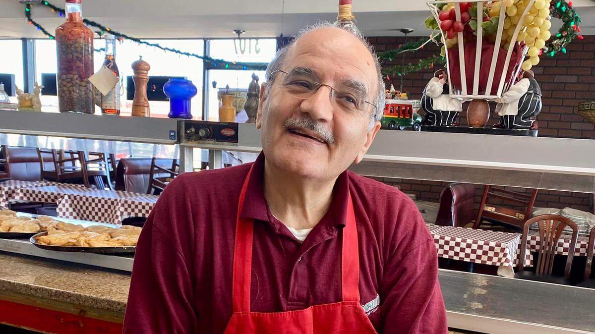 Mickey Afsharpour, owner of Marchello’s Restaurant in Wichita, is welcoming dine-in customers for the first time in four years.