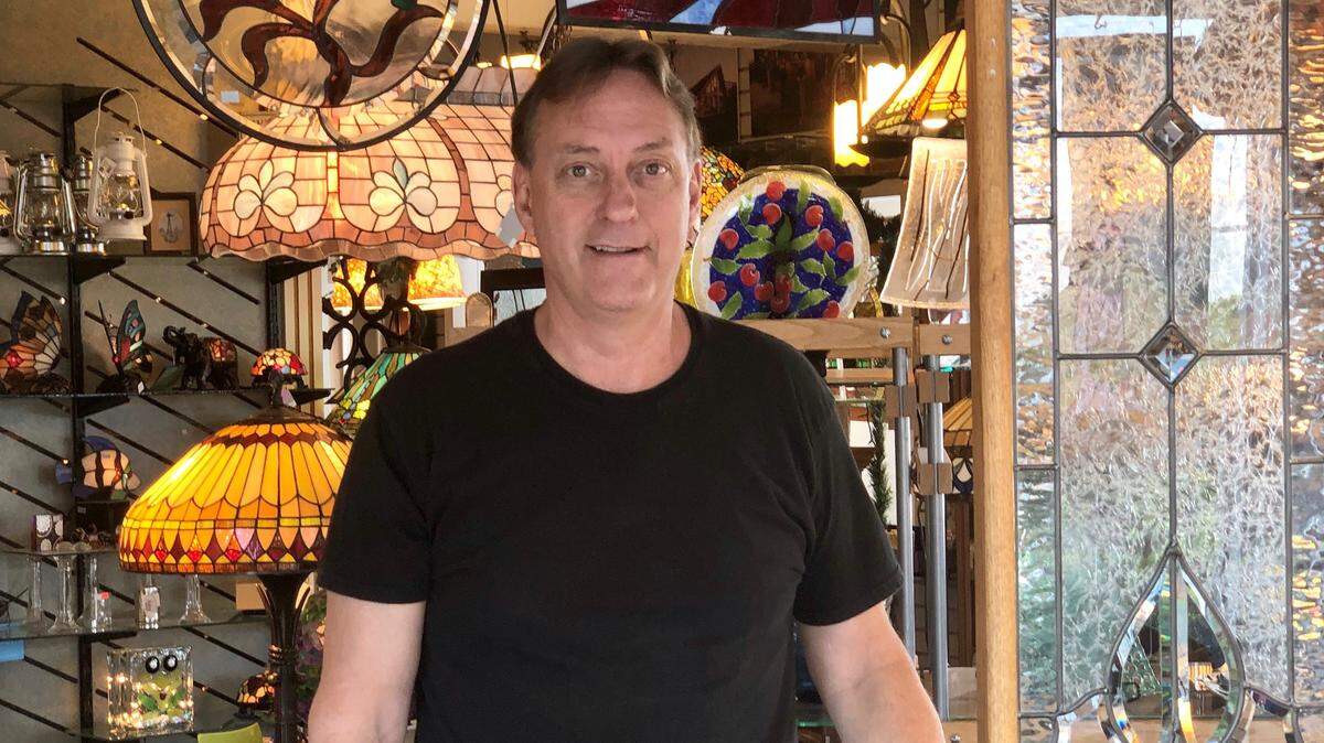 Randy Rayer would like to lease about 2,000 square feet of his 7,000 square feet at Bearden’s Stained Glass Supply on West Kellogg just west of I-235.