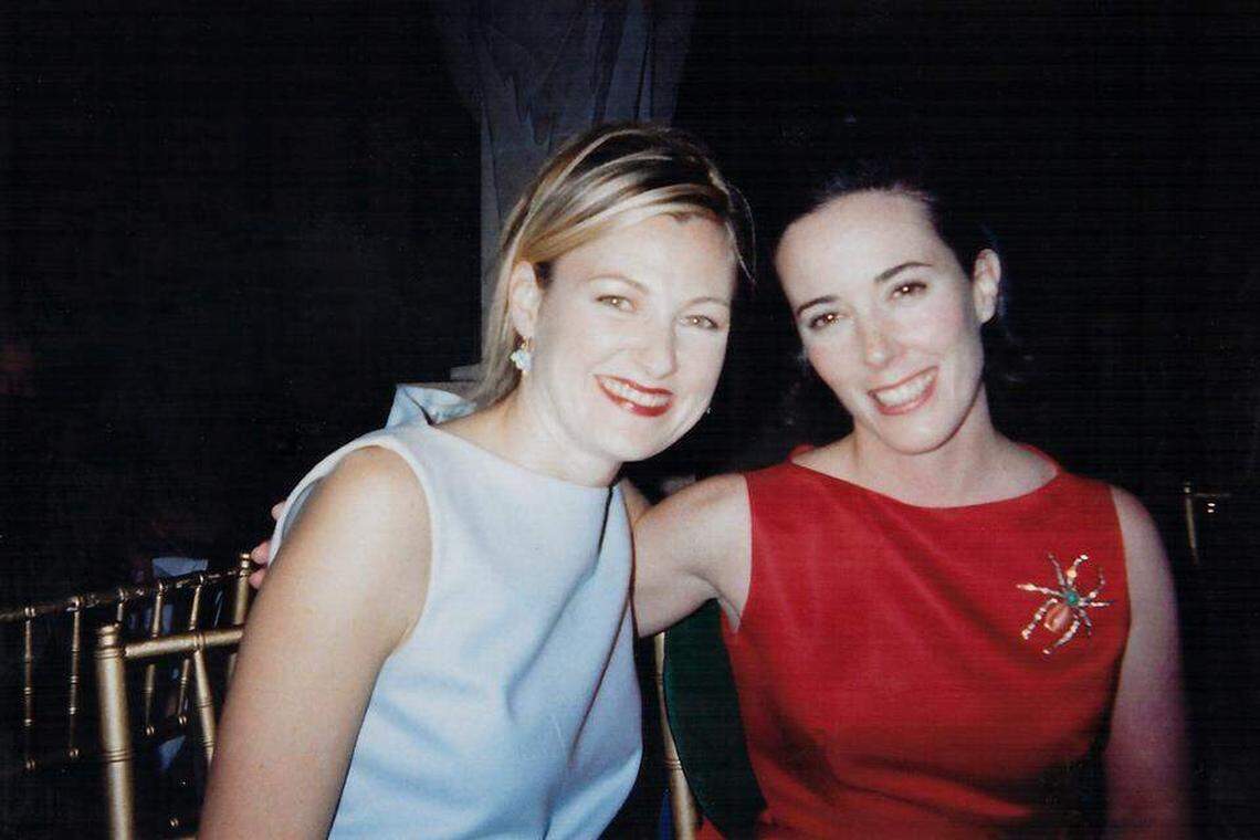 Elyce Arons, left, and her bestie, whom she called Katy Spade.