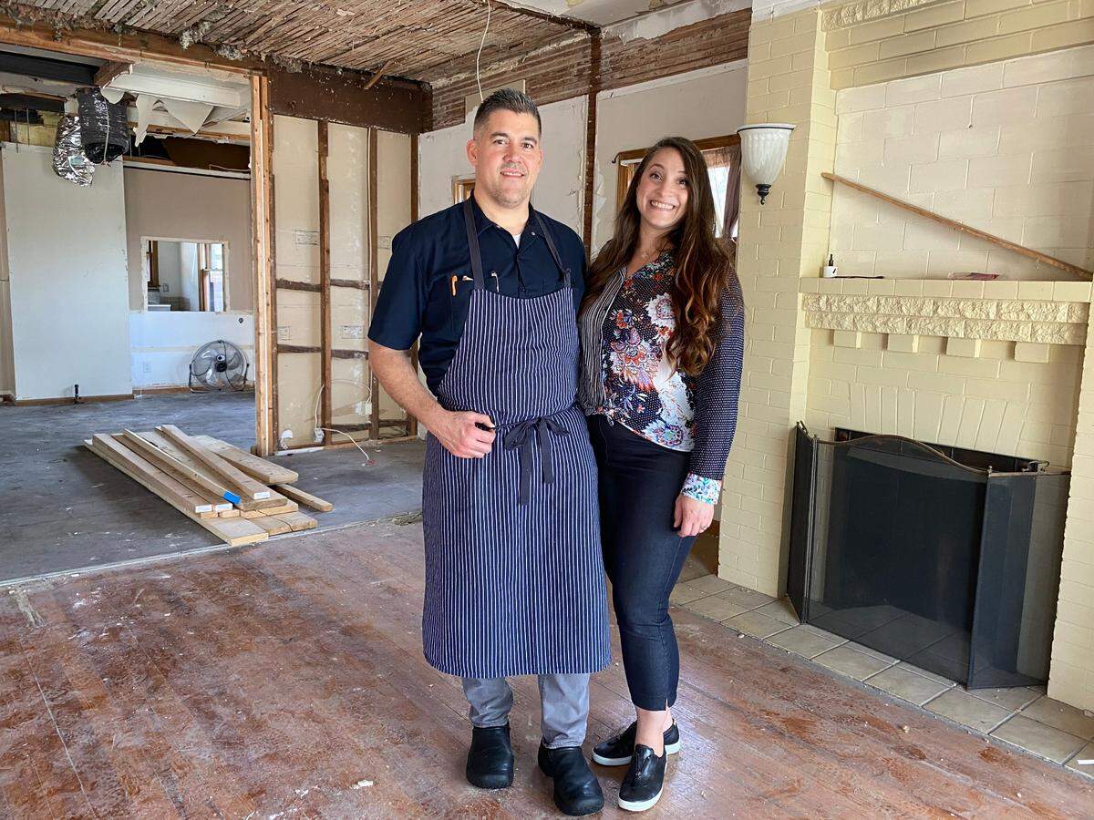 Jacob Cook, the head chef at The Belmont, and Jada Shiya, his wife and the restaurant’s pastry chef, are co-owners of Frost, the dessert shop two doors down.