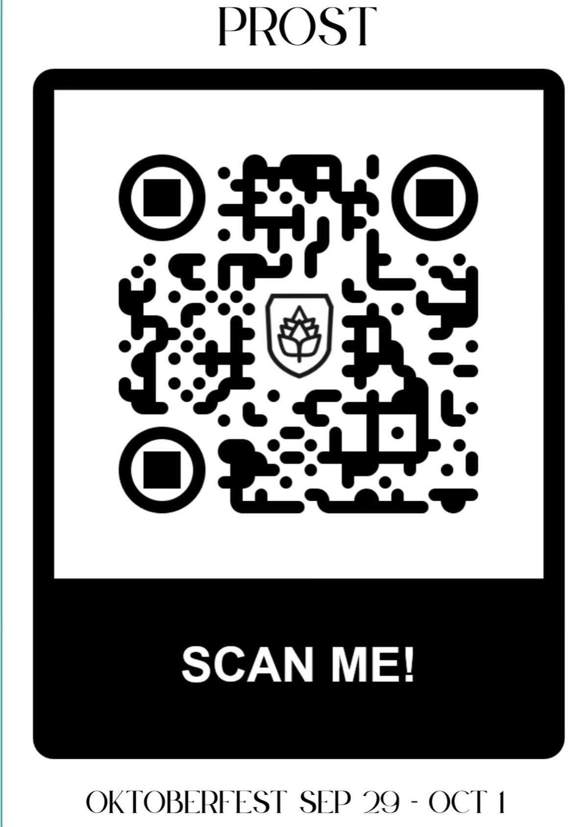 QR code for Prost Oktoberfest tickets