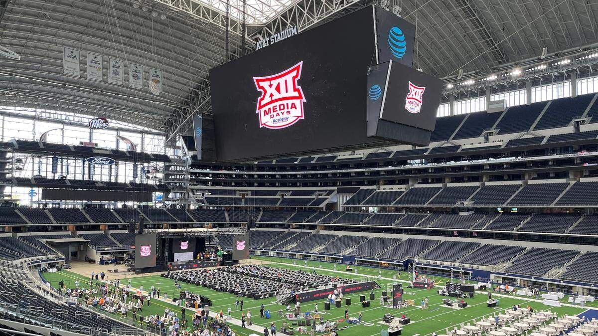 The Big 12 held its annual football Media Days at AT&T Stadium in Arlington, Texas this week.