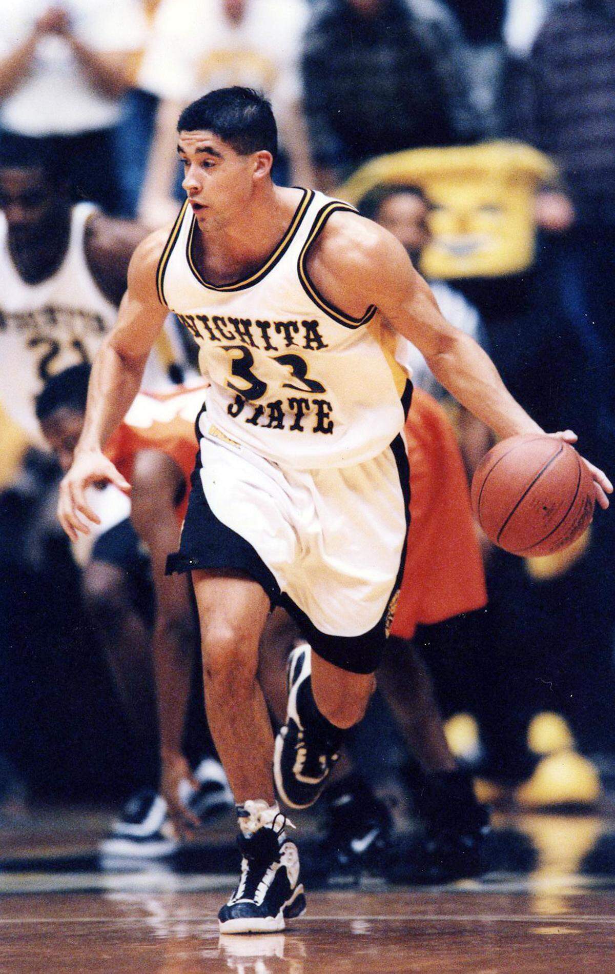 Guard Jason Perez, inducted this season into the Shocker Sports Hall of Fame, is the only WSU player to be named Wichita Eagle MVP all four of his seasons (1996-2000).