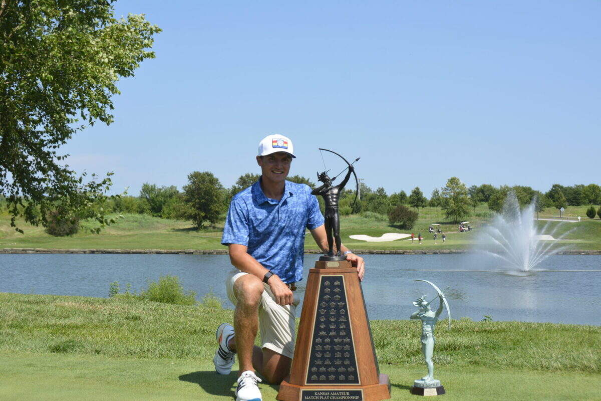 Wichita native Zach Sokolosky won the 113th Kansas Amateur Match Play Championship in Basehor in 2023.