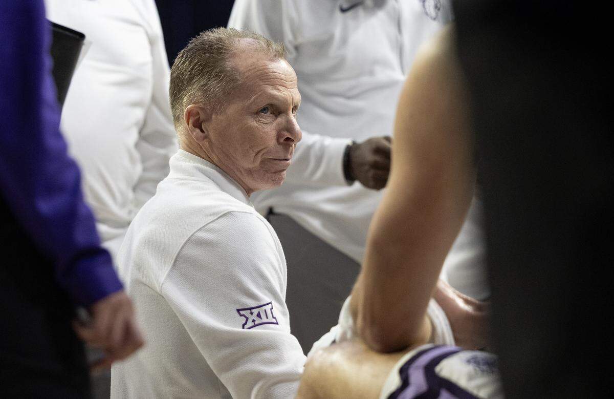 Matthew Driscoll is serving as Kansas State’s interim head coach after head coach Jerome Tang was fired a few days prior.