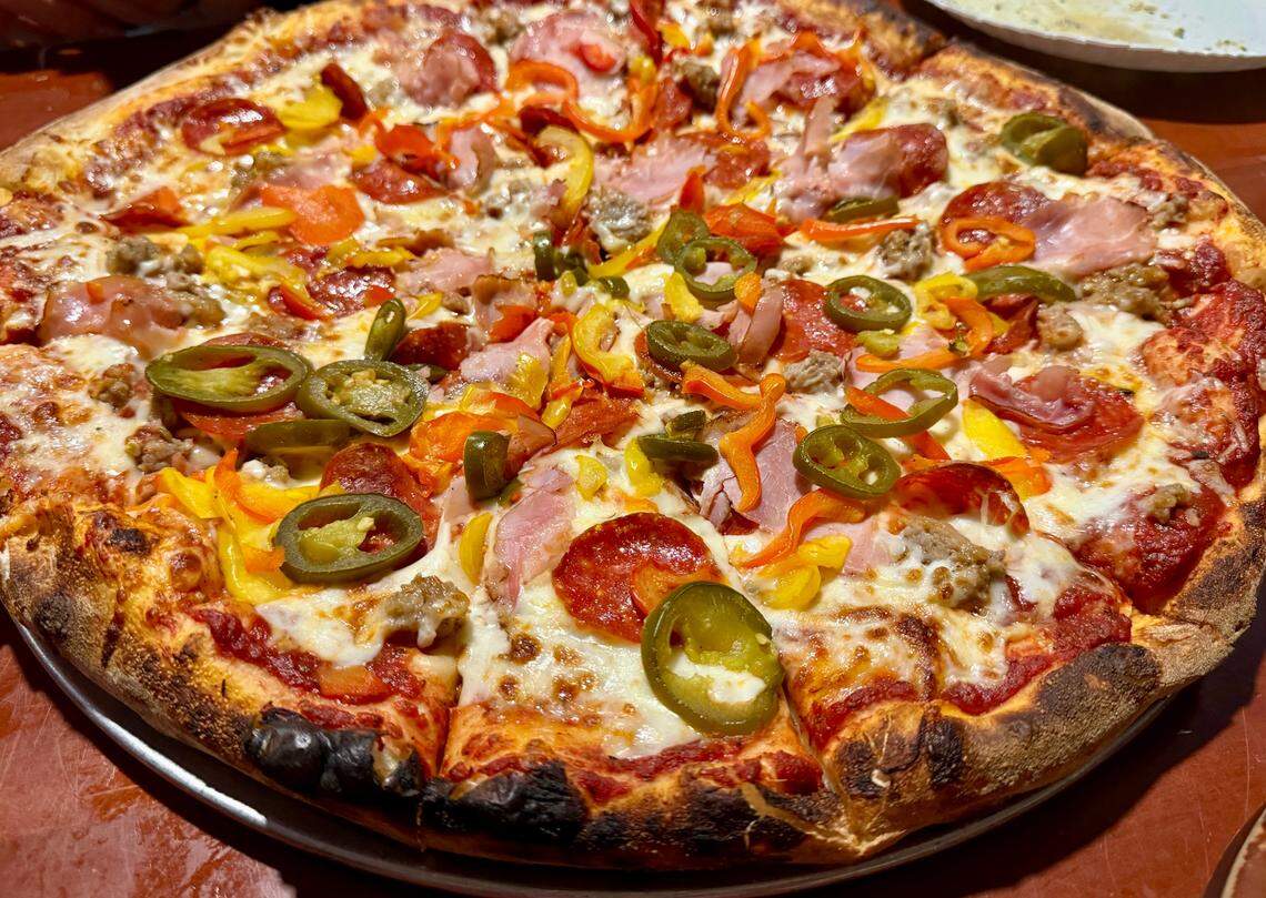 The Afterburner pizza from Halagain’s in Garden Plain