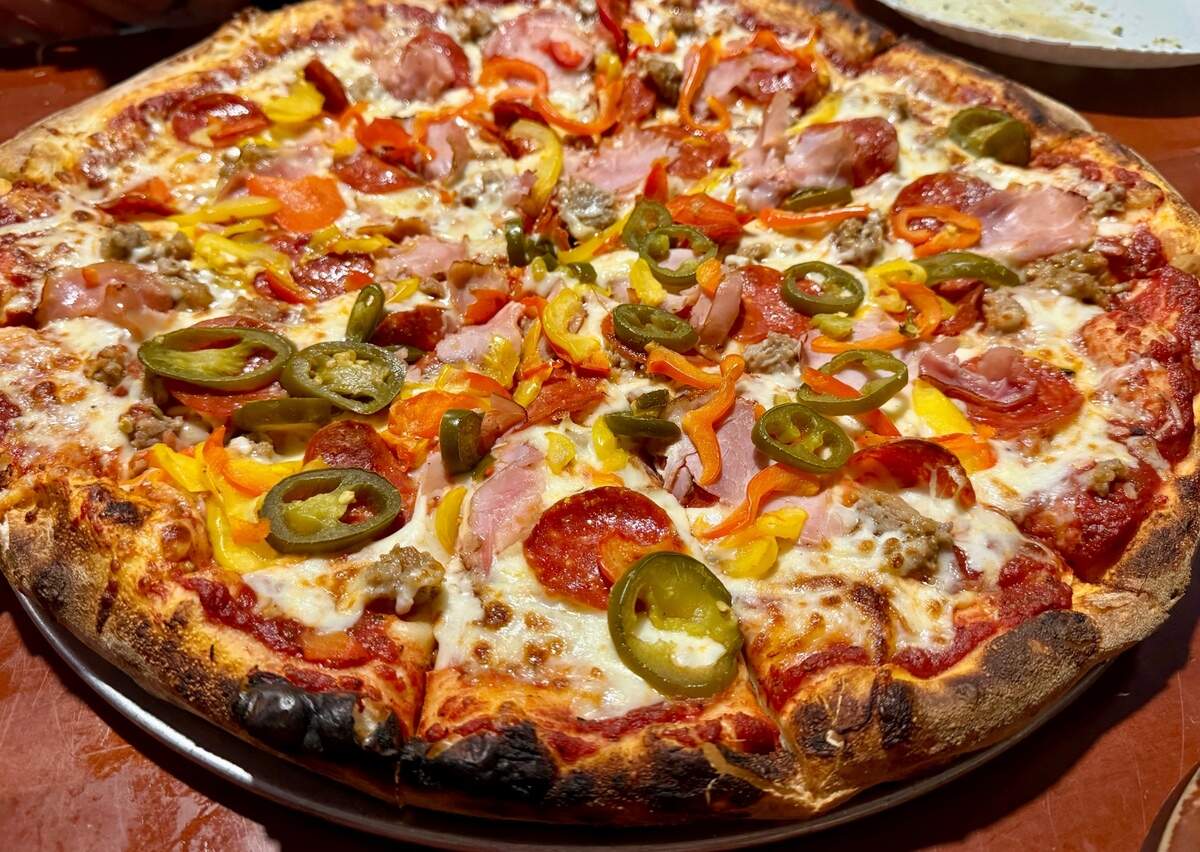 The Afterburner pizza from Halagain’s in Garden Plain