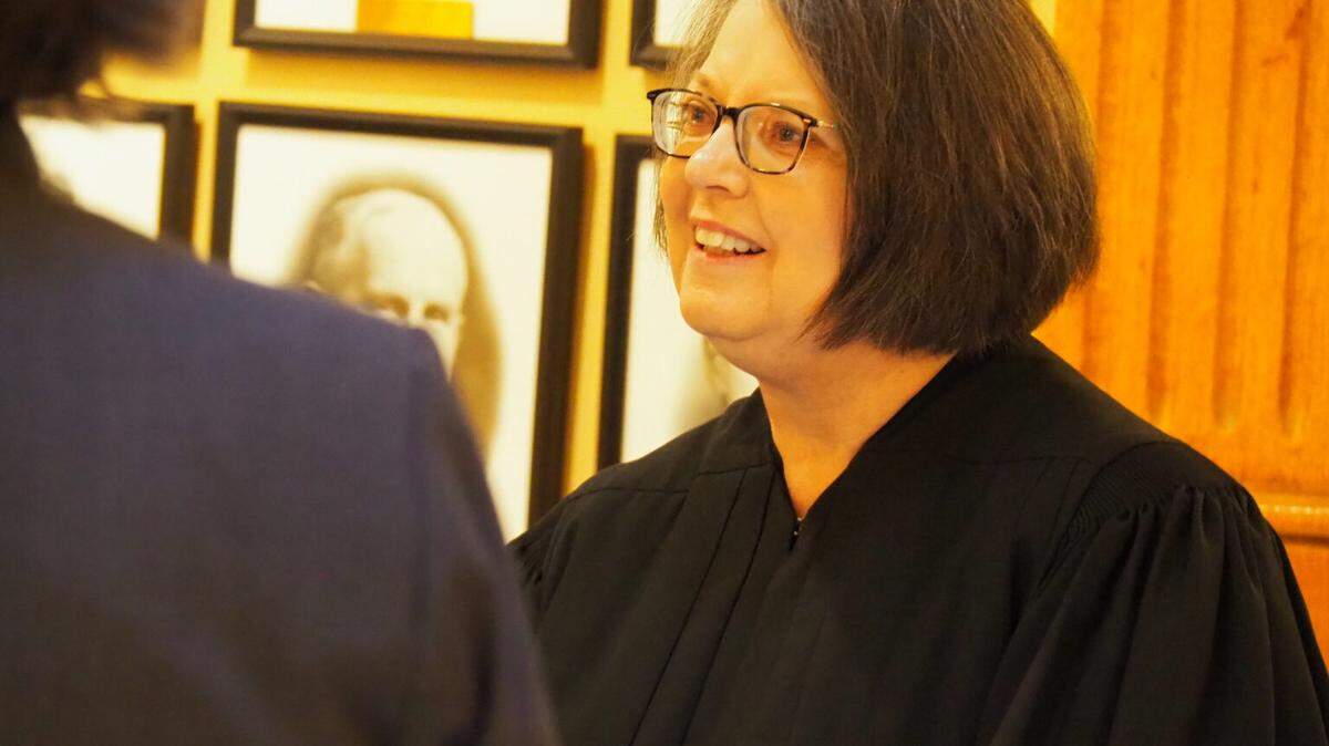 A Kansas nonpartisan, independent commission selects District Judges Robert Wonnell, Chris Jayaram and Carl Folsom as finalists to fill a vacancy on the Kansas Supreme Court. Gov. Laura Kelly is responsible for appointing a replacement for retired Supreme Court Chief Justice Marla Luckert, who was photographed in 2024 while at the Capitol for the annual State of the Judiciary speech to the Legislature.