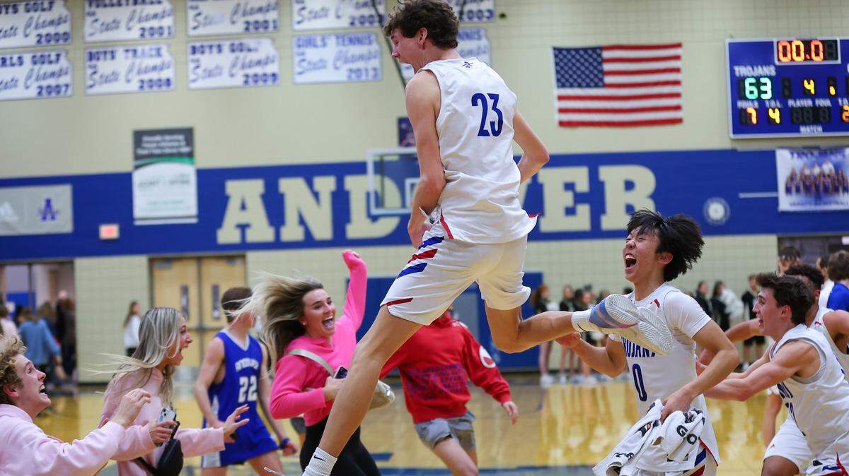 The Andover boys team won a share of the AV-CTL Div. 2 championship and locked up home-court advantage through the sub-state playoffs next week.