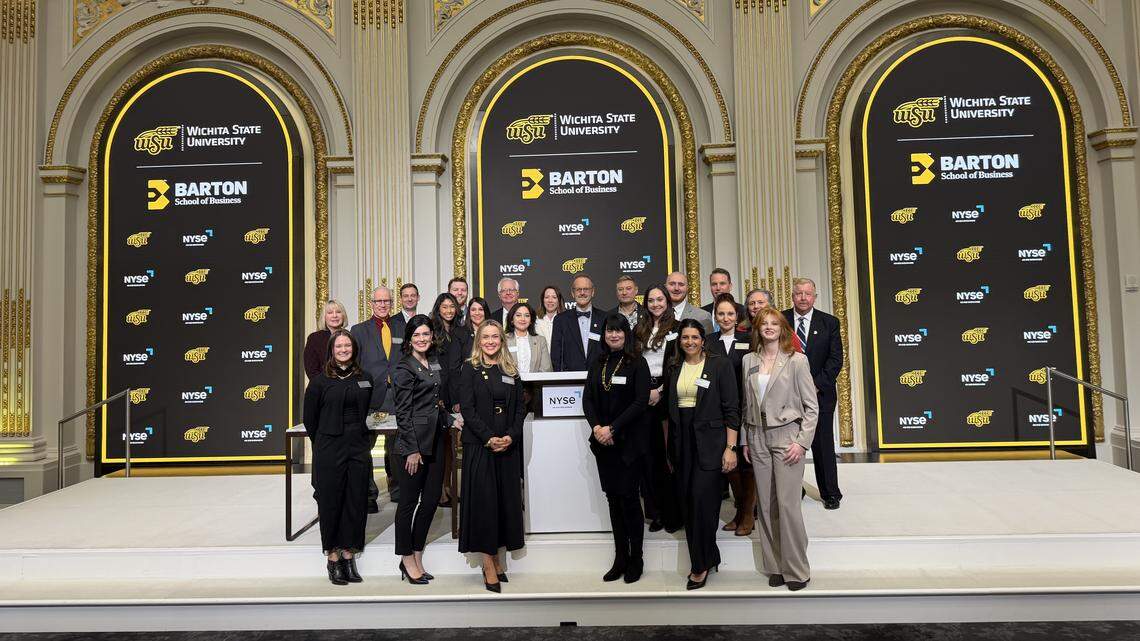 Experience the NY Stock Exchange closing bell through this Wichita State student