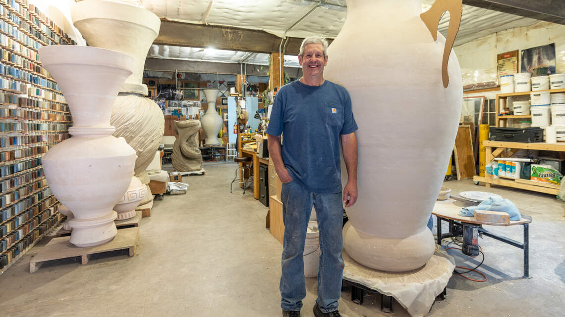 North Newton sculptor defines success: “I want to have lived an interesting life”