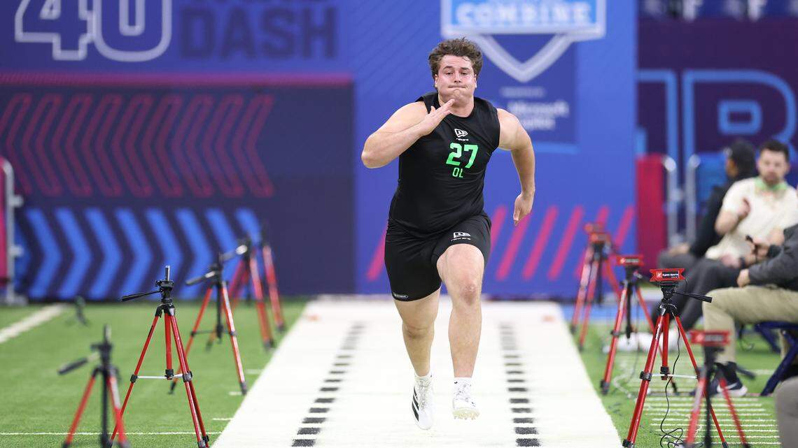 Kansas State center Sam Hecht is the Wildcats’ first selection of 2026 NFL Draft