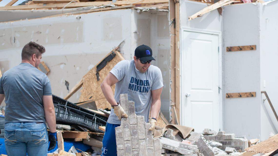 Salvation Army needs bottled water donations for Andover tornado victims, volunteers