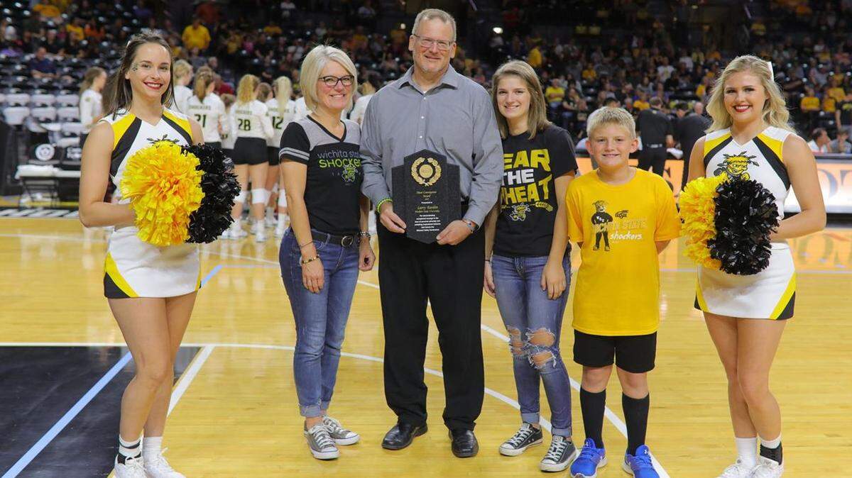 Larry Rankin worked in the Wichita State athletic department for more than 25 years in media relations. He died at the age of 51 on August 9 after a two-year battle with esophageal cancer.