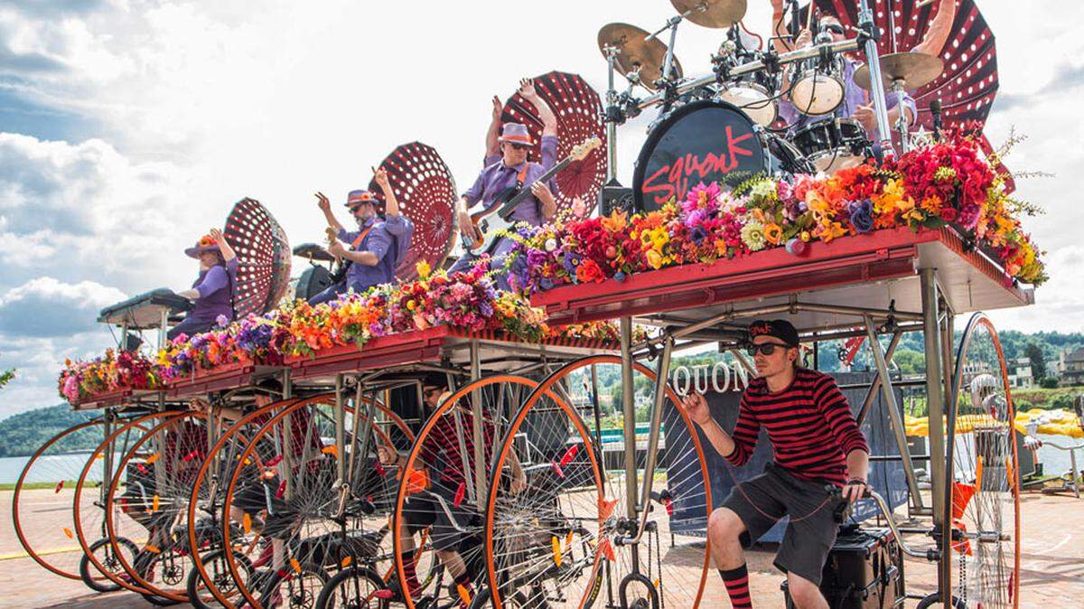 The Squonk Opera will perform multiple times during the first weekend of Riverfest.