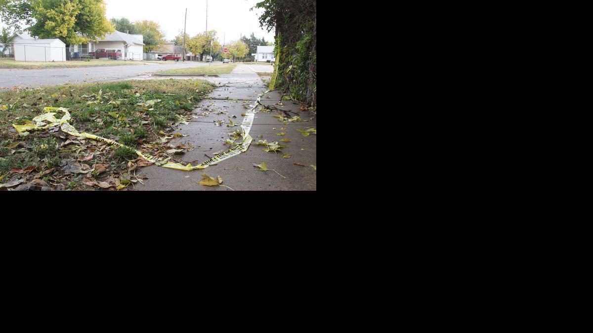 
Police had taped off an area near the intersection of 24th and Arkansas where Maria Martinez was killed Oct. 27. (Oct. 29, 2013)
