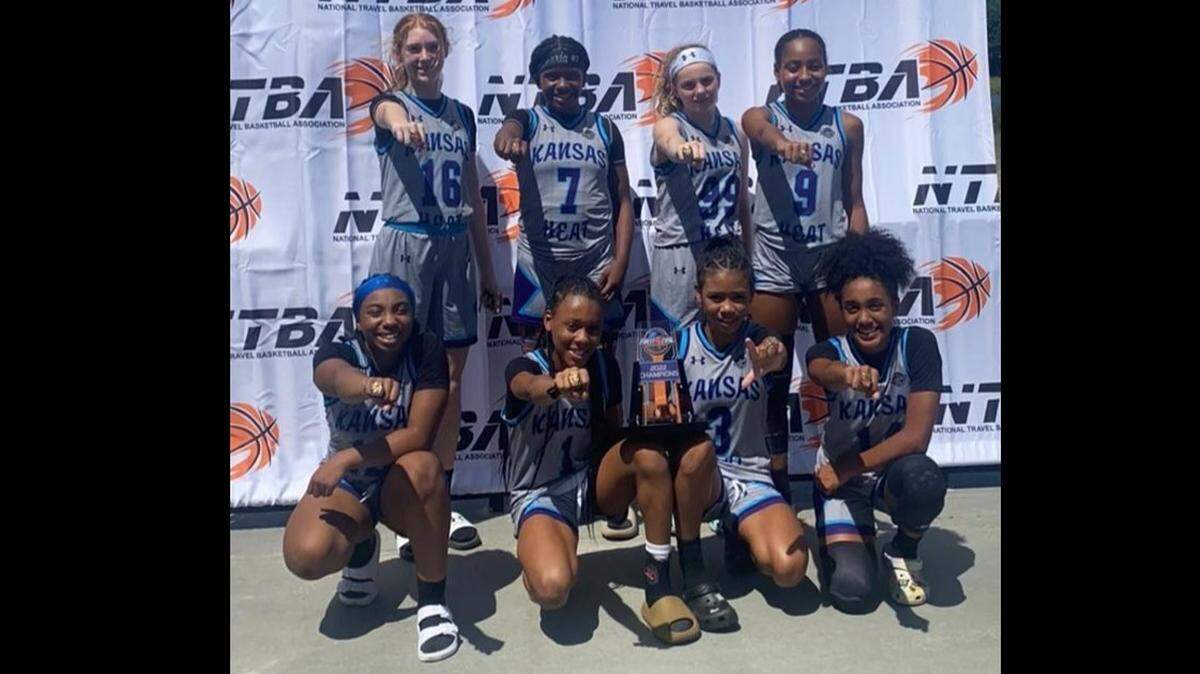The Kansas Elite Heat, a sixth-grade girls basketball team made up of mostly Wichita players, won a national championship in Myrtle Beach last month. The players were Kamaria Marcy, Damaria Chiles, Queen Chalmers, Alex Dinsmore, Jenna Akin and Amiya Kates, Avah Dye, Jayla Colter and Janiya Jones.