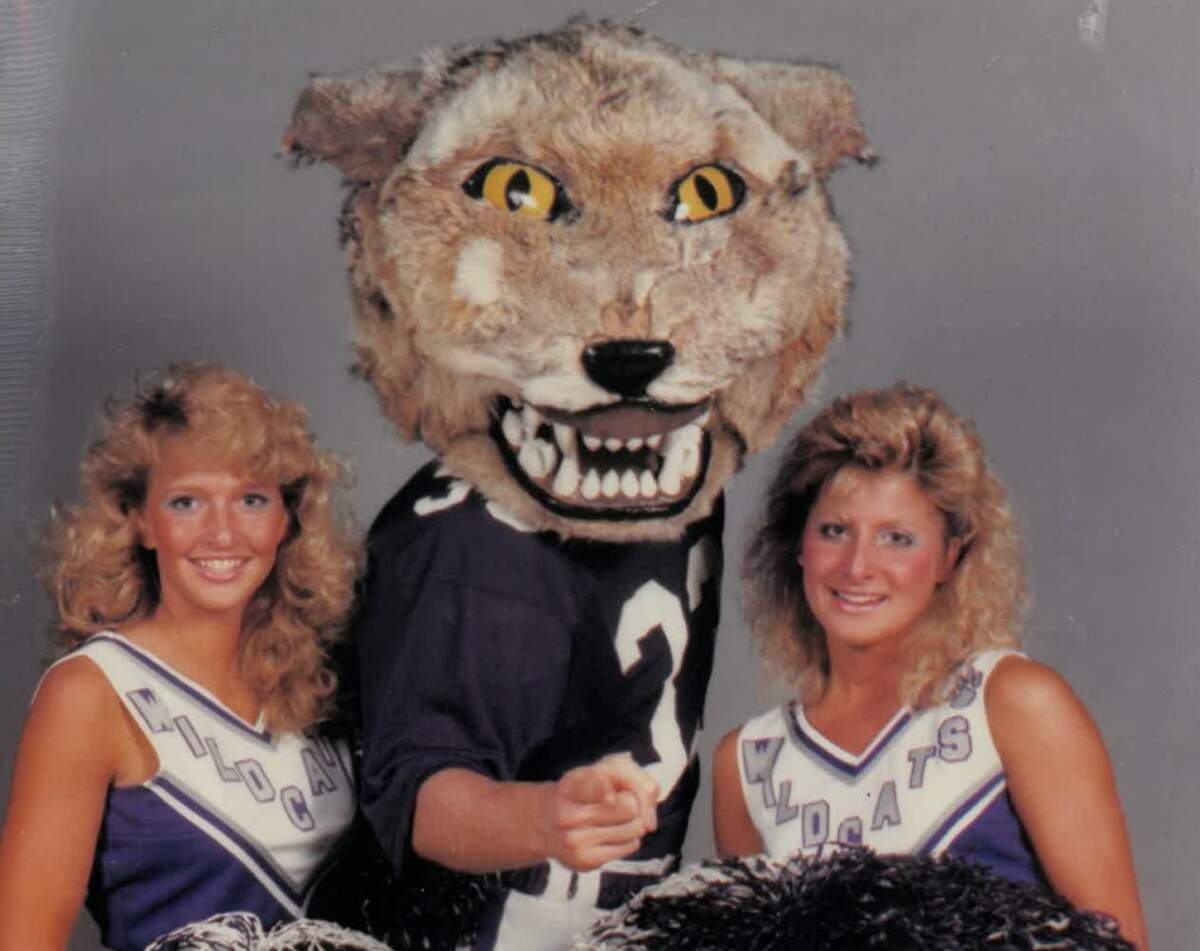 John Martel wore the Willie the Wildcat costume while he was a student at Kansas State