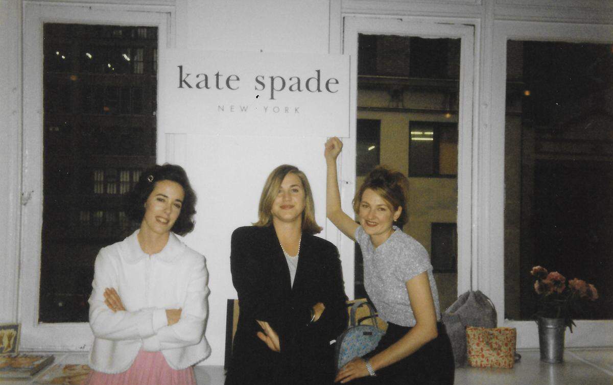 From left: Kate Spade, Pamela Bell and Elyce Arons, three of the four founders of the Kate Spade brand.
