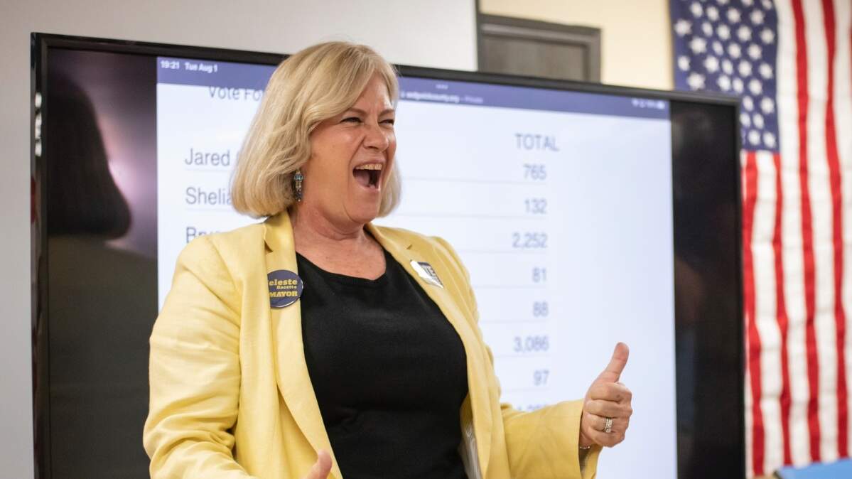 Celeste Racette’s being targeted by a Facebook scam seeking to sabotage her campaign for County Commission, by creating a fake campaign page and impersonating her in online discussions.