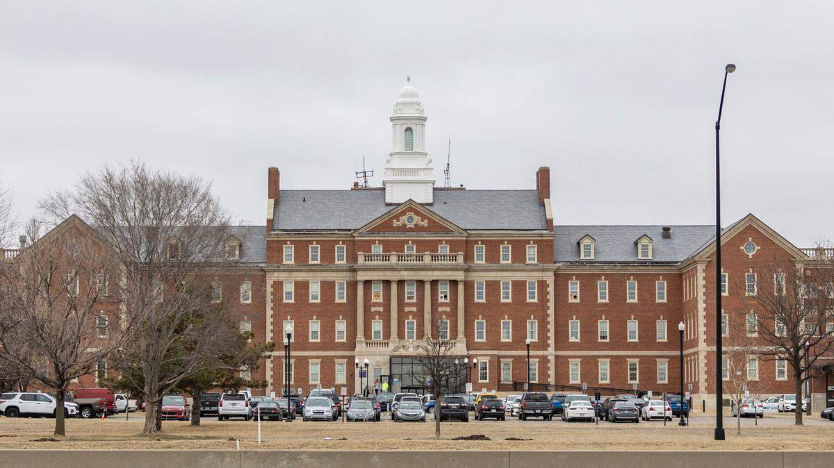 The Robert J. Dole VA Medical Center building in east Wichita.