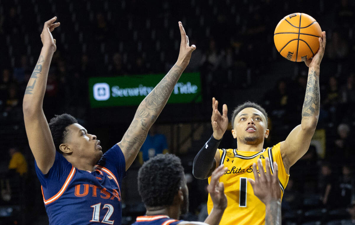 Xavier Bell makes a shot during the second half of their game against UTSA on Wednesday night. 