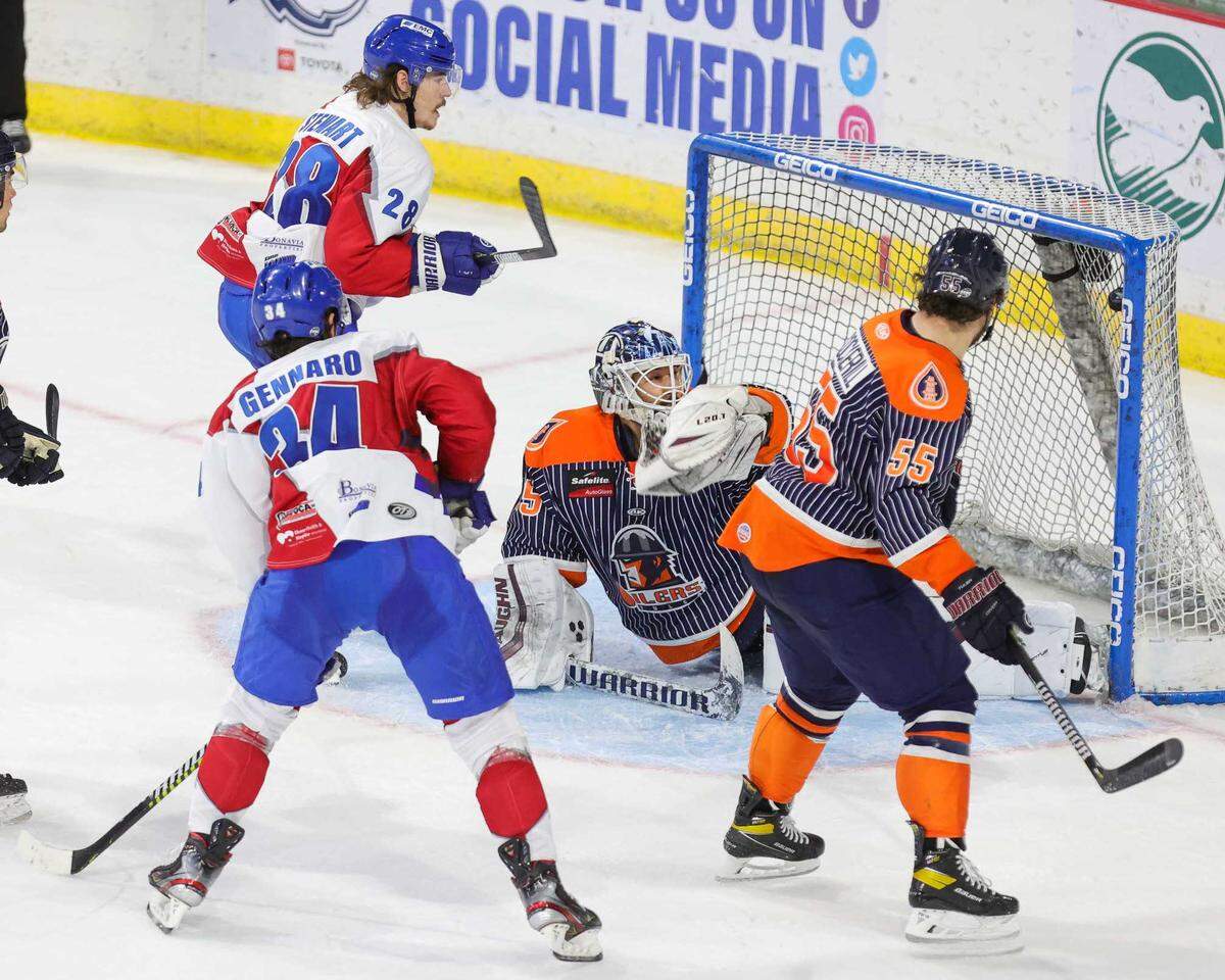 The Wichita Thunder have completed two different four-goal comebacks this season.