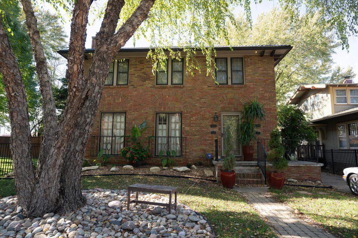 This duplex at 1230/1237 N. Topeka, which dates back to 1923, will be featured on the Historic Midtown Walking Tour this weekend.
