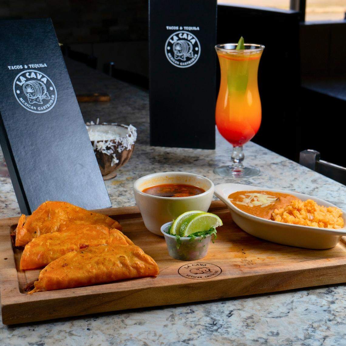 La Cava Tacos & Tequila opened at the end of April in the former Montana Mike’s building in Newton.