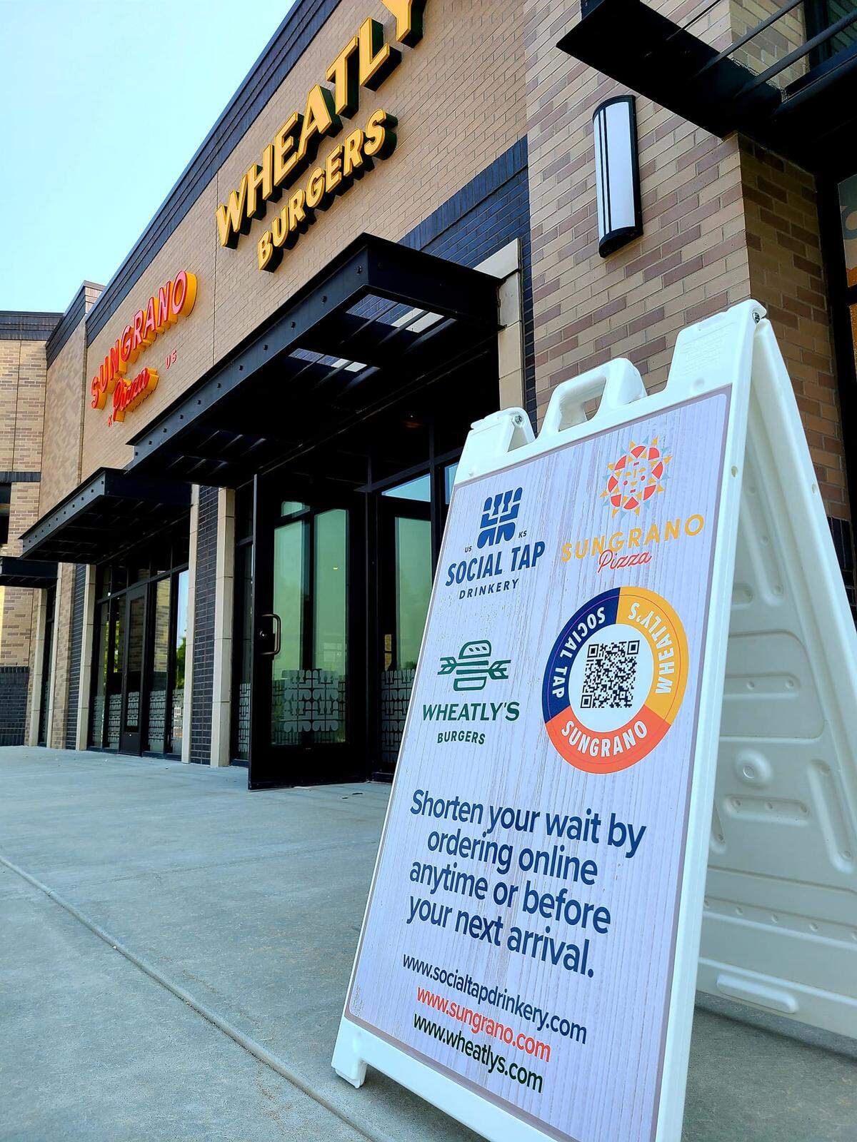One of the two restaurant concepts attached to Social Tap Drinkery — Wheatly’s Burgers — is moving out on its own.