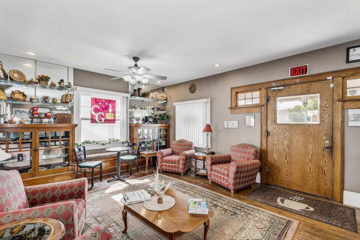 The first floor of Common Grounds Coffee House is pictured. The owners used the bedrooms upstairs as well as the attic as meeting spaces.
