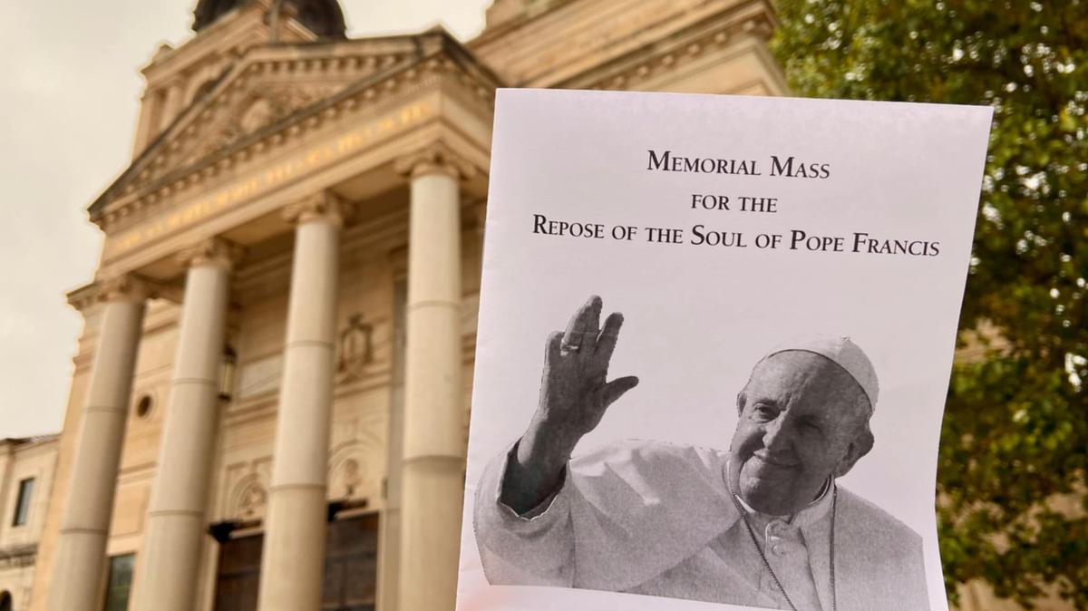 A service was held to honor and pray for Pope Francis, who died Monday, on Saturday at the Cathedral of the Immaculate Conception in Wichita.