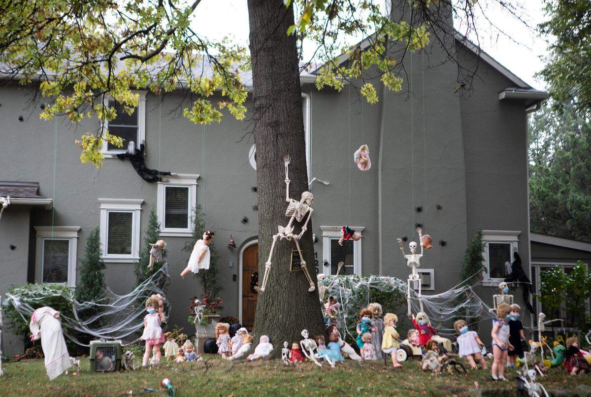 College Hill is known for its Halloween decorating and massive influx of trick-or-treaters each year.