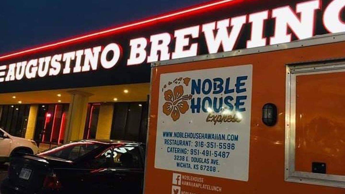 Noble House Hawaiian Foods owners are considering a move into the Augustino Brewing Company’s kitchen. They’re testing out the idea with a March trial run.