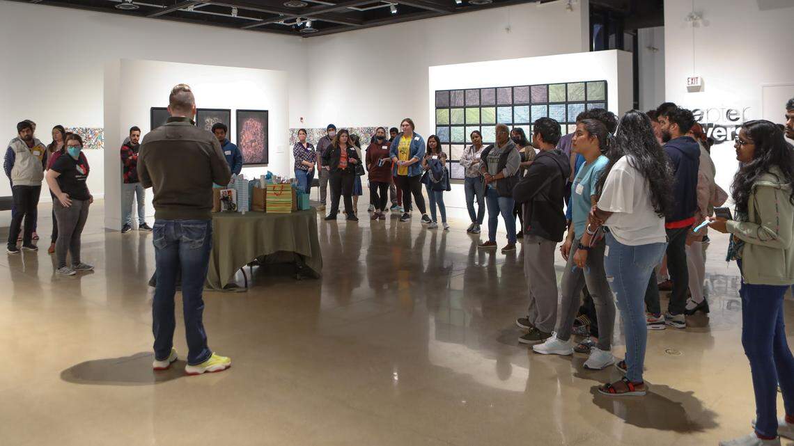 The Ulrich Museum of Art at Wichita State University opened in 1974 and has 5,085 square feet of gallery space.