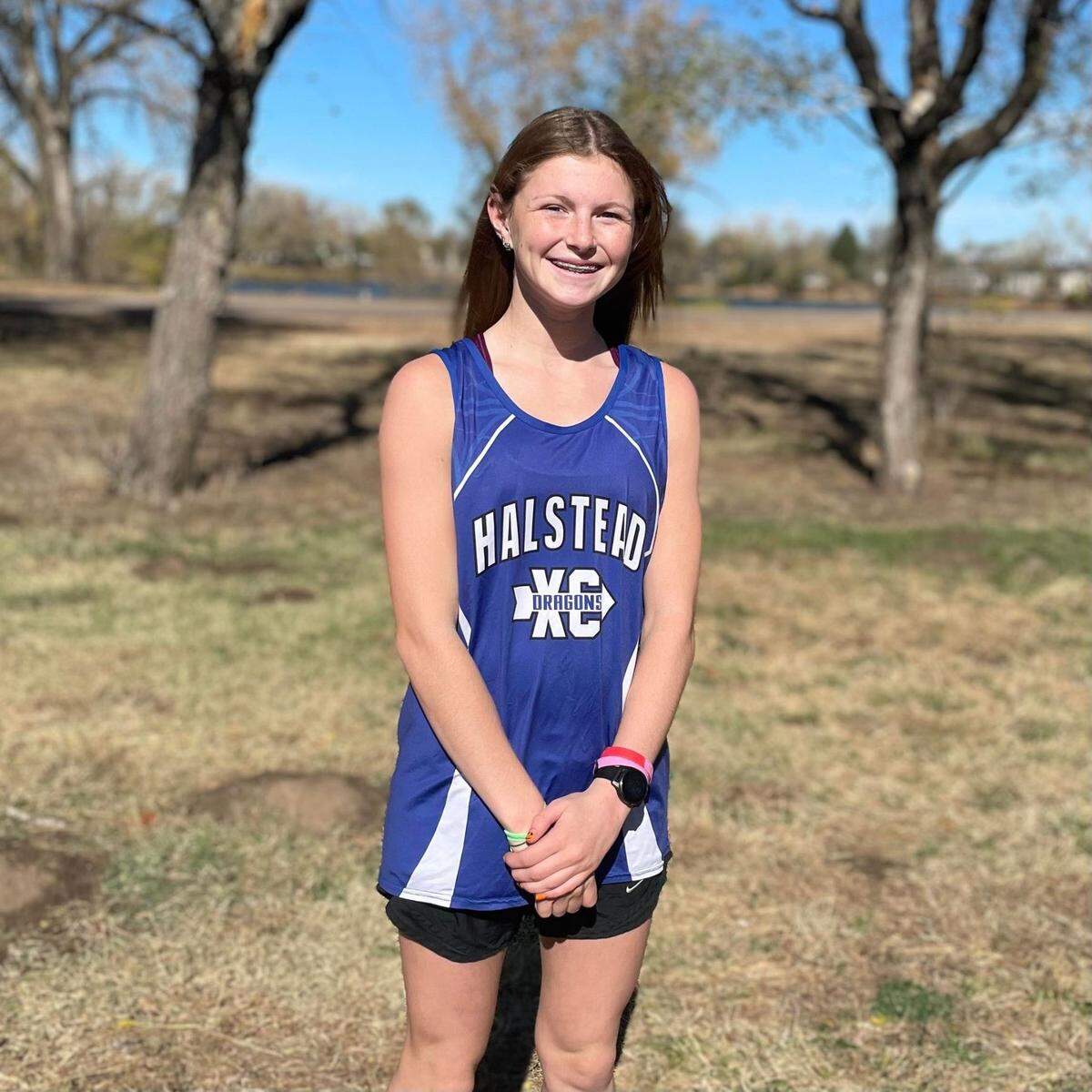 Halstead freshman Addisen Wills